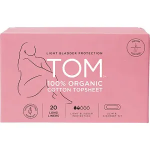 TOM Organic Liners Light Bladder Protection Long 4x20pk