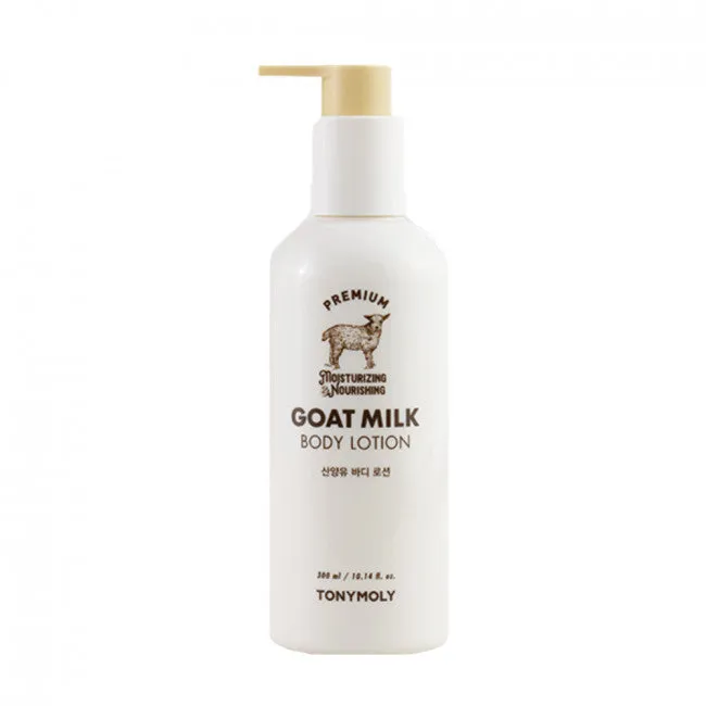 TONYMOLY Premium Moisturizing Nourishing Goat Milk Body Lotion لوشن الجسم بحليب الماعز