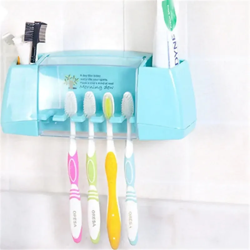 Toothbrush And Toothpaste Holder/Rack