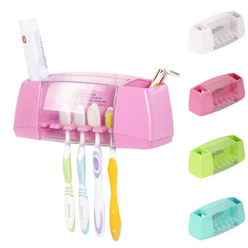 Toothbrush And Toothpaste Holder/Rack