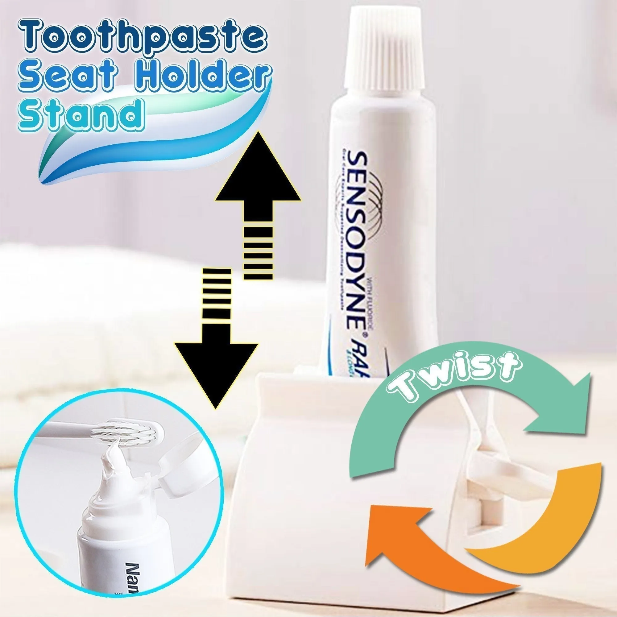 Toothpaste Seat Holder Stand