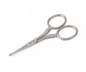 TopInox® Stainless Steel Nose & Ears Scissors, Facial Hair Trimmer by Niegeloh, Germany