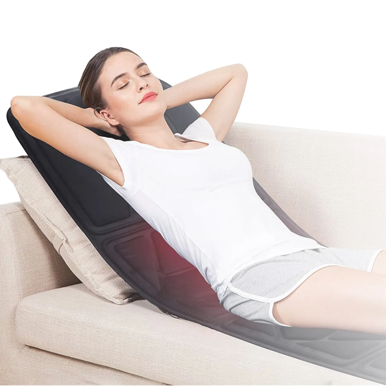 TRAKK Full Body Massage Mat with Heat- Multi Vibrating Motors Full