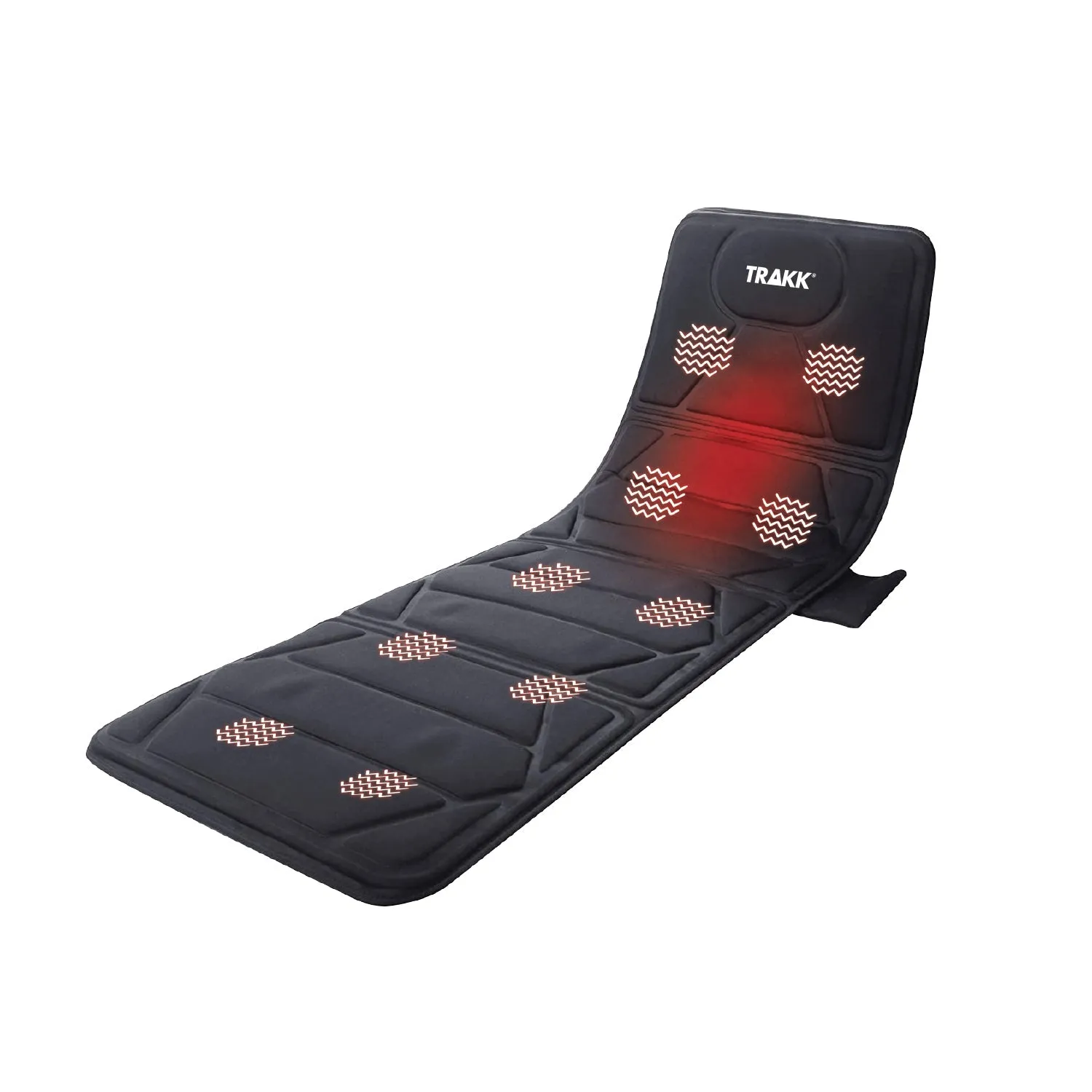 TRAKK Full Body Massage Mat with Heat- Multi Vibrating Motors Full