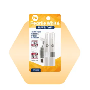 Travel Twin Tooth Stain Eraser & Plaque Remover