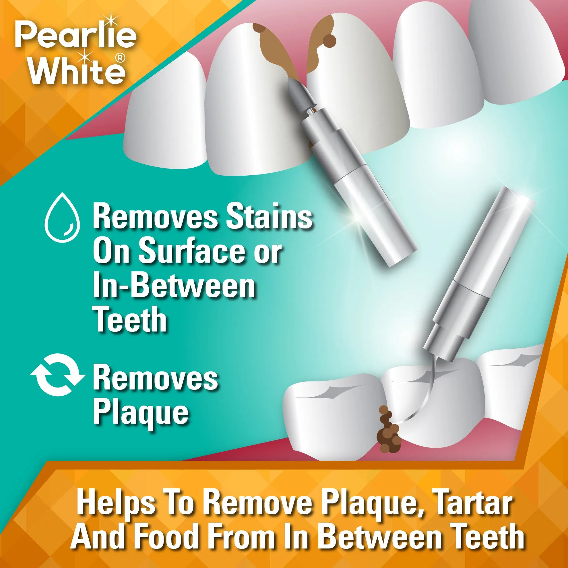 Travel Twin Tooth Stain Eraser & Plaque Remover