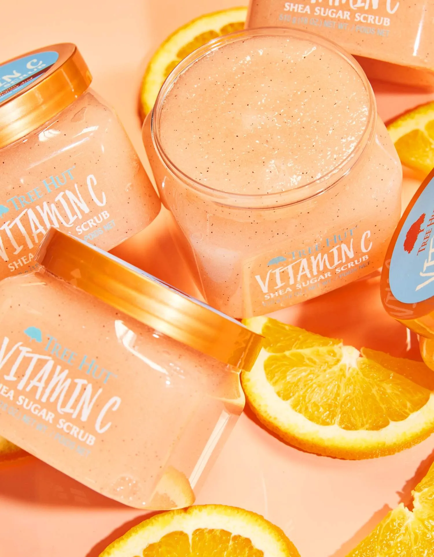 TREE HUT Shea Sugar Scrub Vitamin C سكراب الجسم بالفيتامين سي