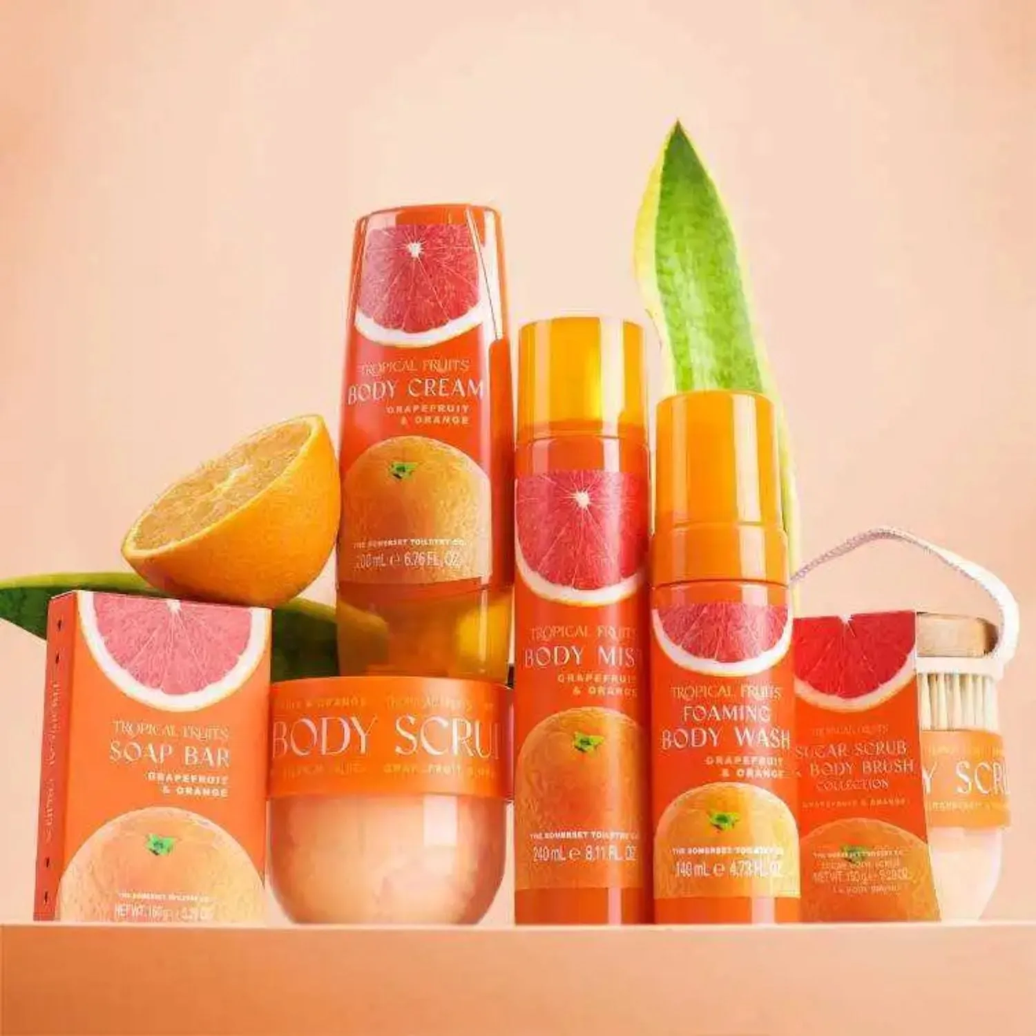 Tropical Fruits 140ml Orange & Grapefruit Foaming Body Wash