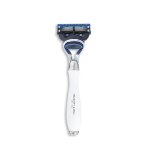 Truefitt & Hill Wellington Razor – Fusion 5 Blade – Porcelain