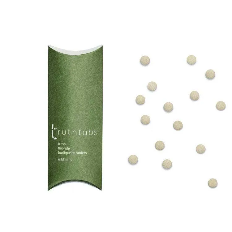 Truthtabs Wild Mint Toothpaste Tablets