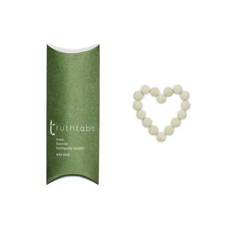 Truthtabs Wild Mint Toothpaste Tablets