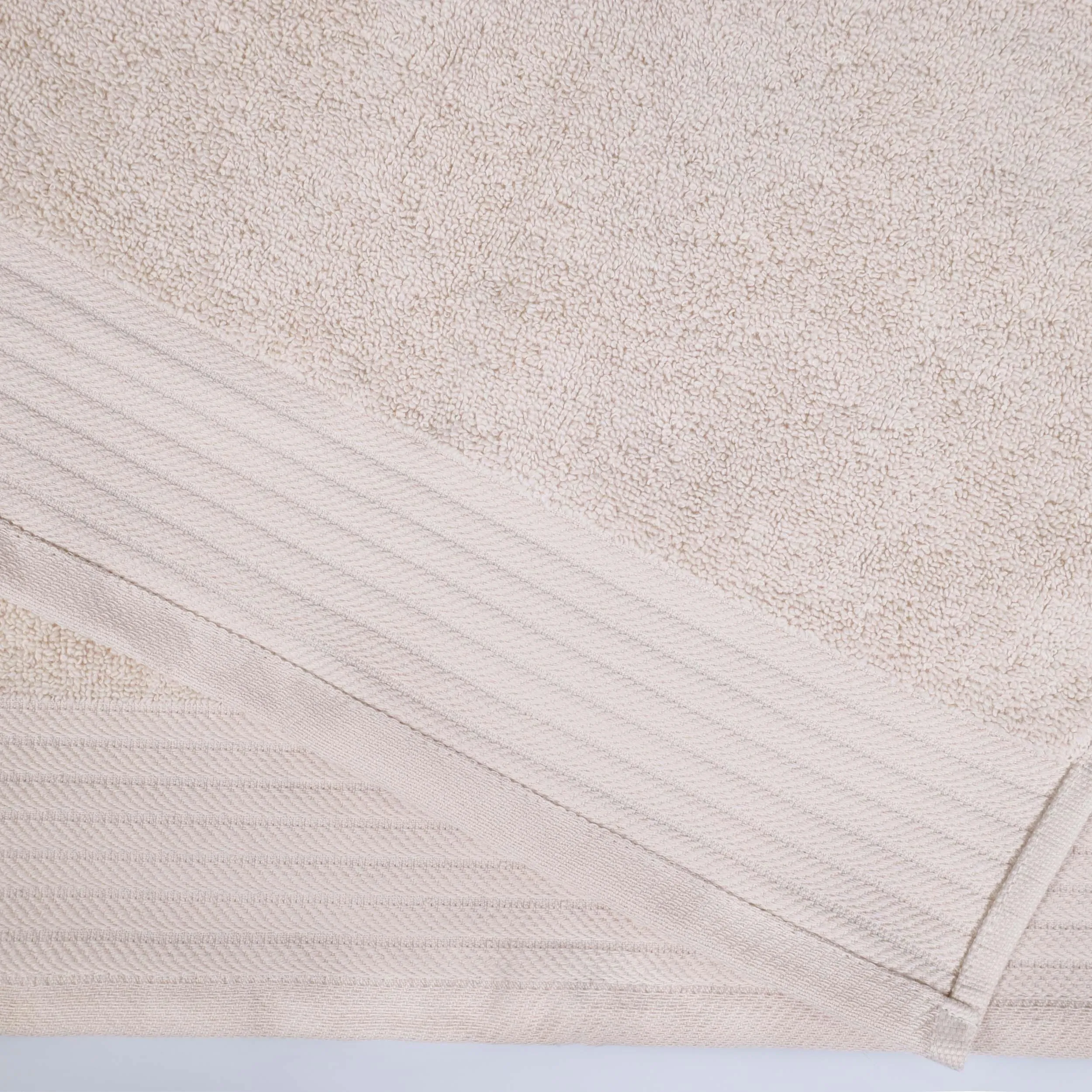 Turkish Cotton Herringbone Solid Assorted 6 Piece Towel Set