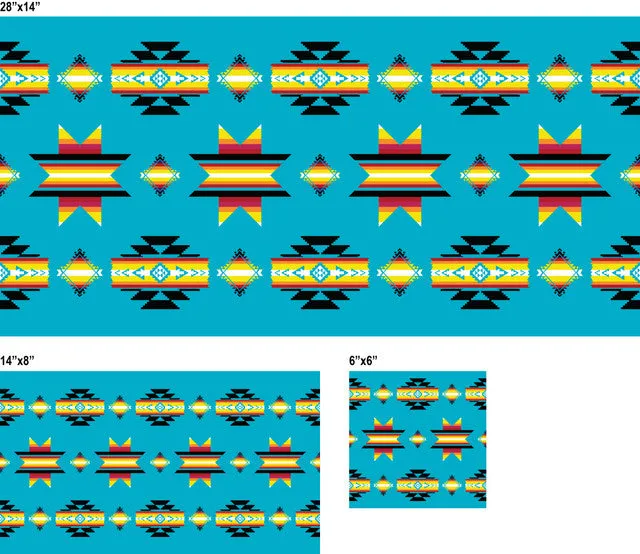 Turquoise 3pc Bath Towel Set