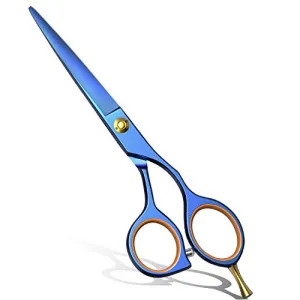 ULG Hair Cutting Scissors 5 inches Blue