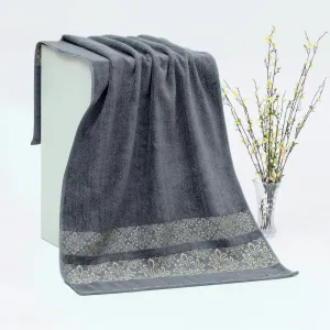 Ultra Premium Soft Cotton Towel(Grey)