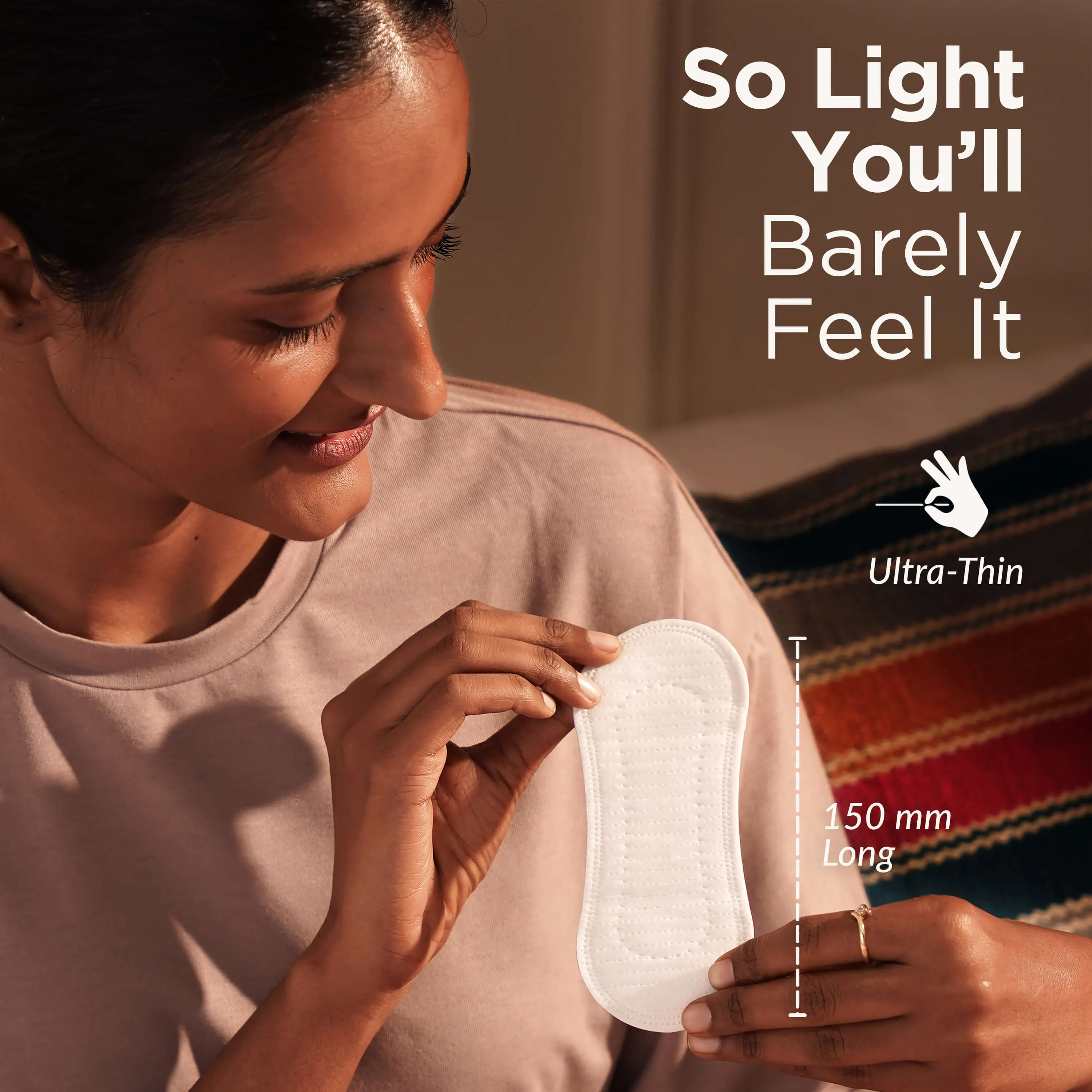 Ultra-Thin Panty Liners | Box of 80 | Spotting, Light Flow, Discharge