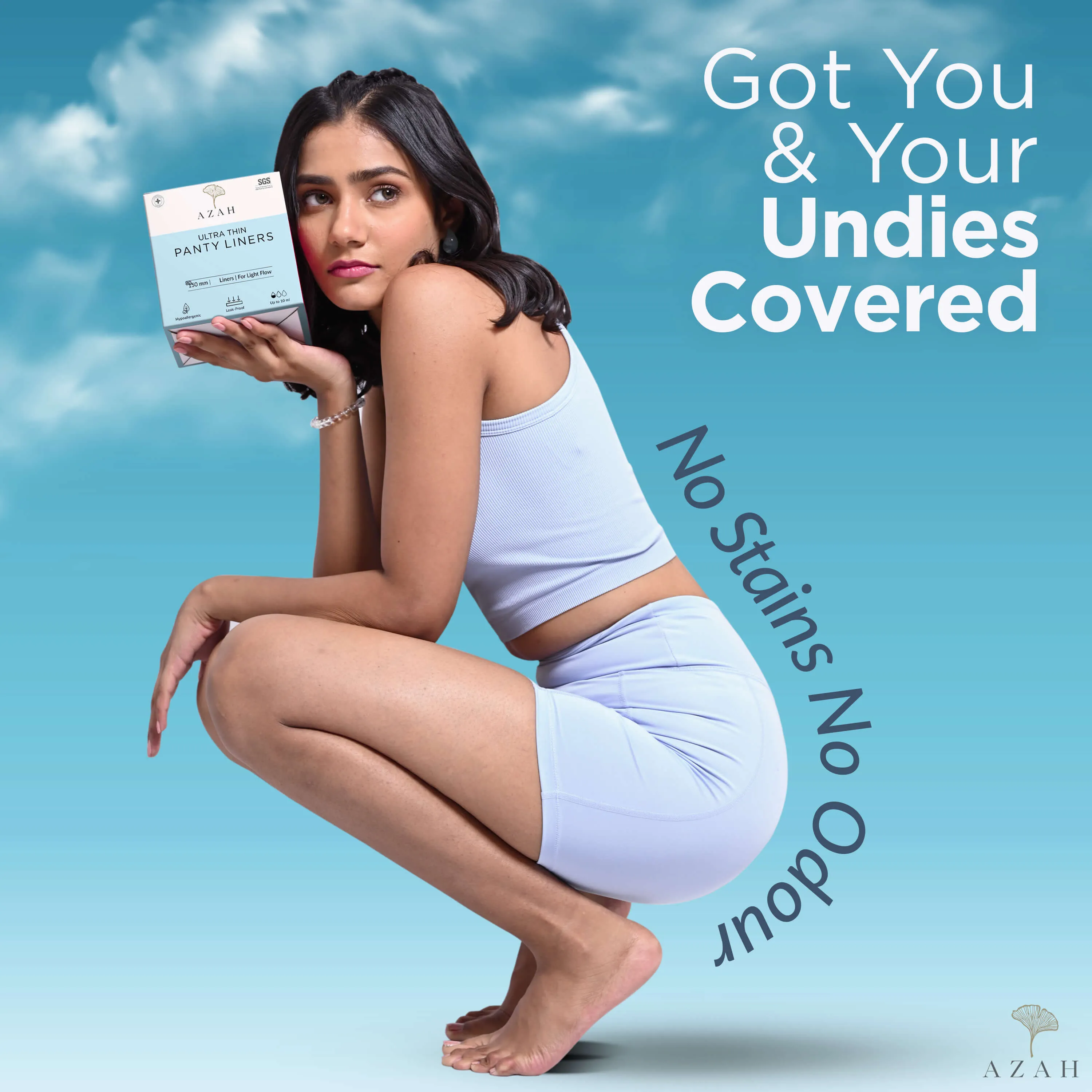 Ultra-Thin Panty Liners | Box of 80 | Spotting, Light Flow, Discharge