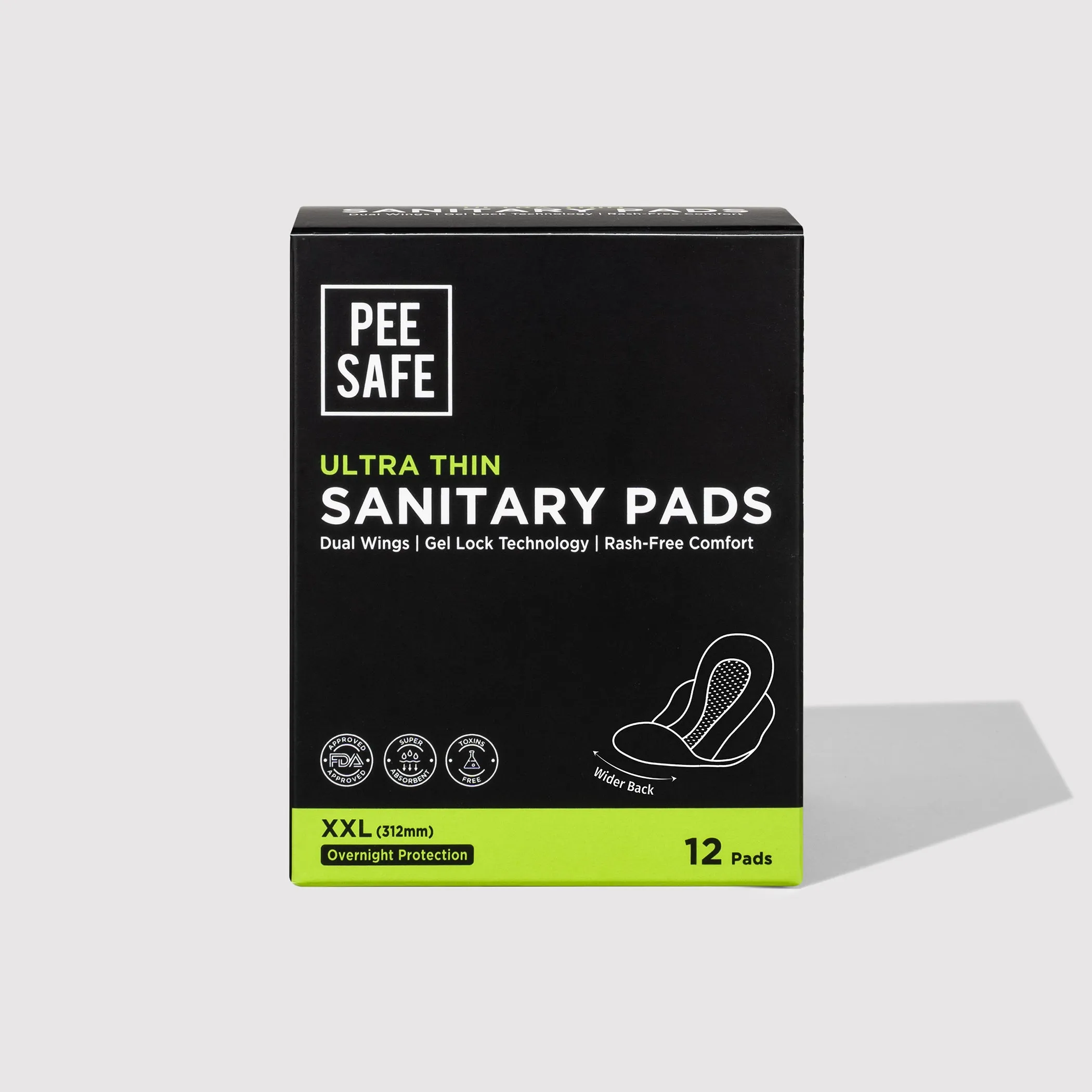 Ultra Thin Sanitary Pads - XXL (12 Pads)