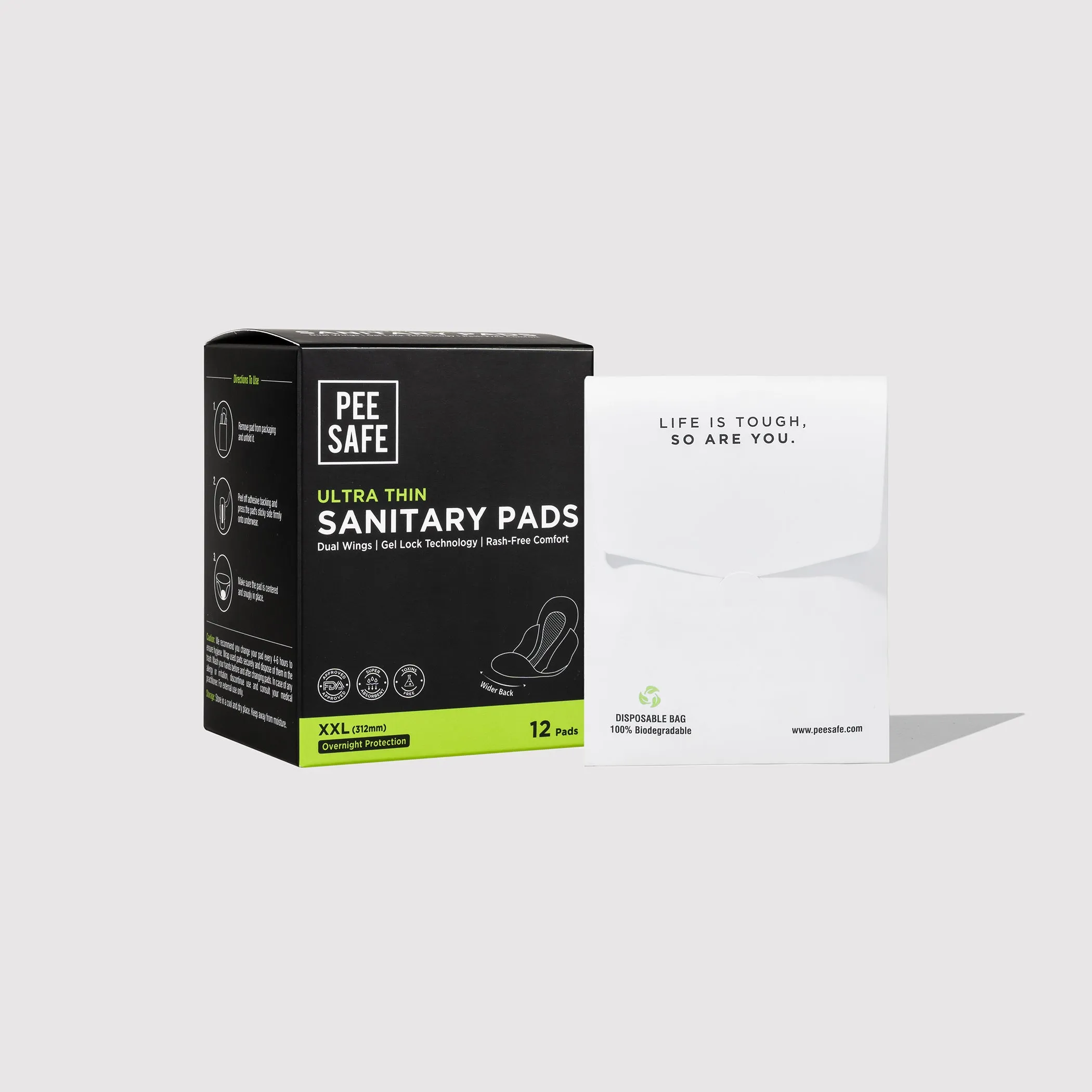 Ultra Thin Sanitary Pads - XXL (12 Pads)