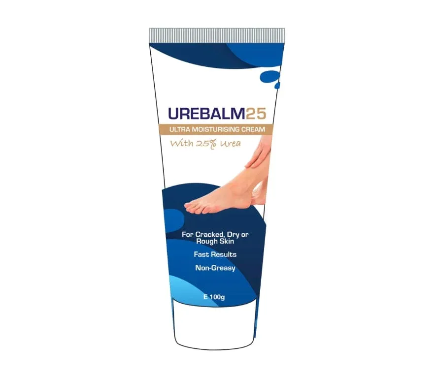 UreBalm25 Ultra Moisturiser Foot Urea Balm Cream 100g