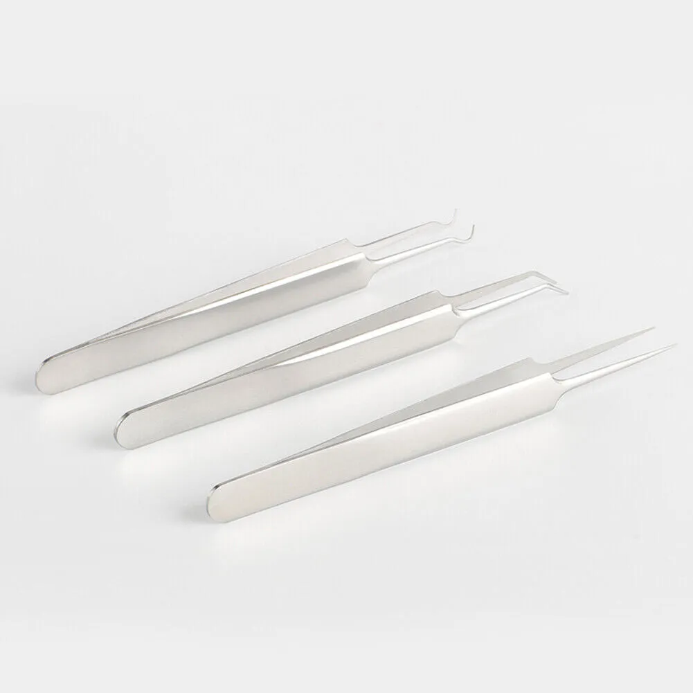 US 7~14 Pack Blackhead Remover Pimple Squeeze Comedone Extractor Tweezer Tools