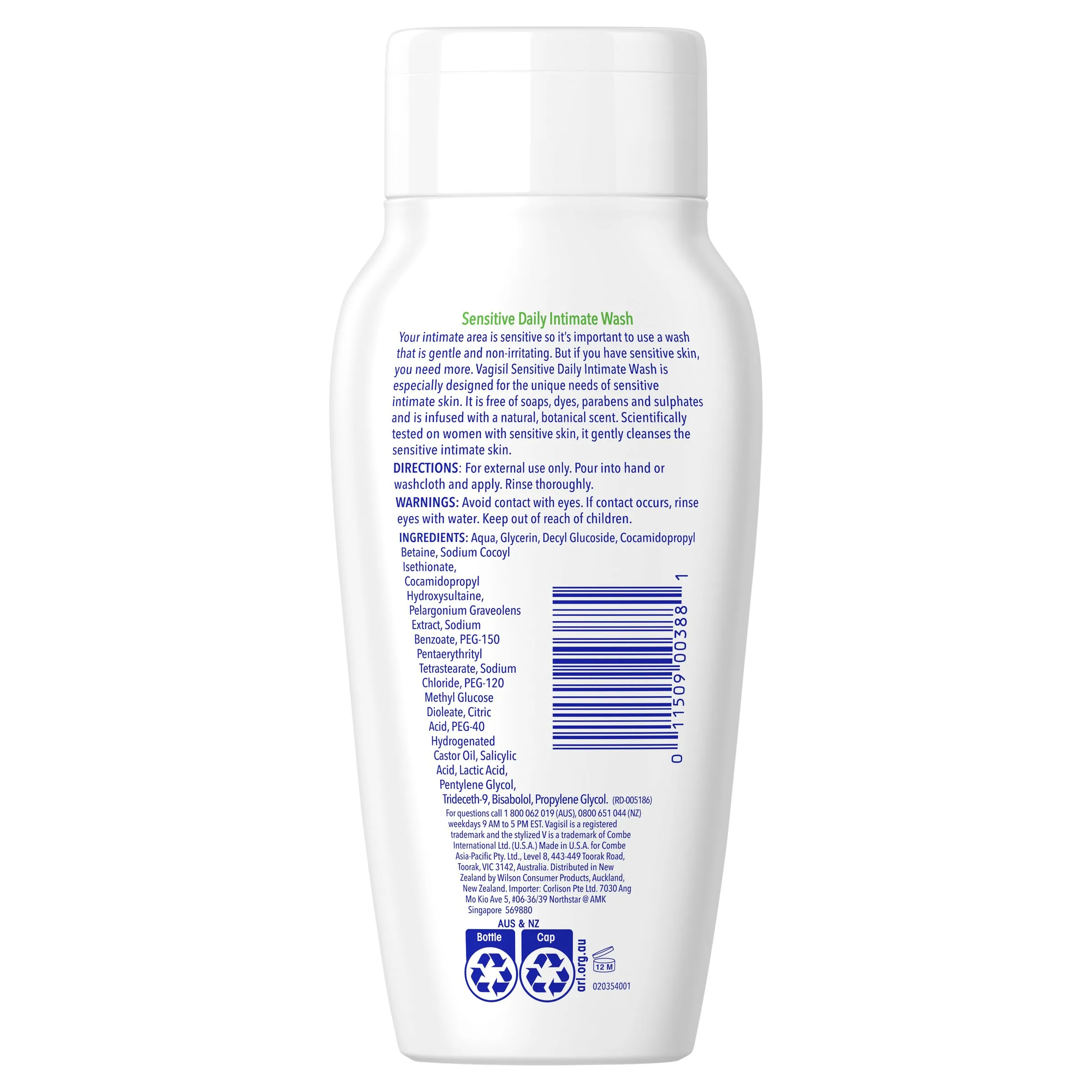 Vagisil Sensitive Intimate Wash 240mL