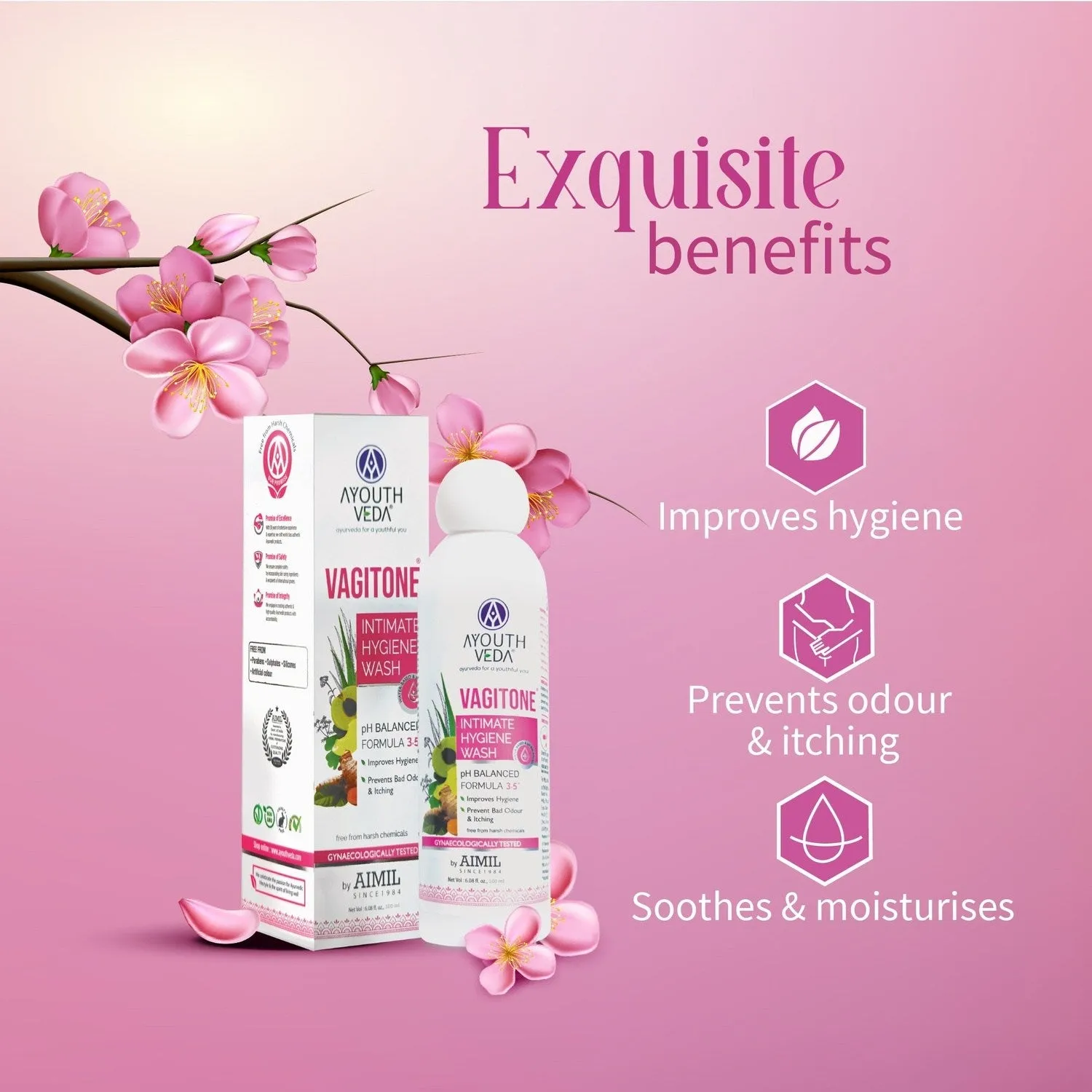 Vagitone Intimate Wash ( Net Qty-100 ml)