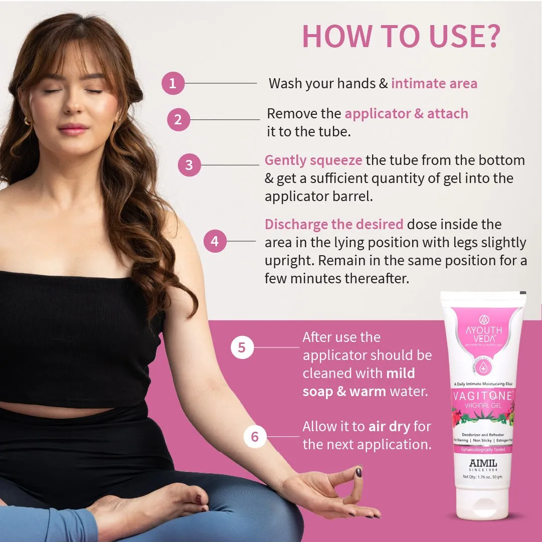 Vagitone Vaginal Gel With Dual formula- (Net Qty-50gm)