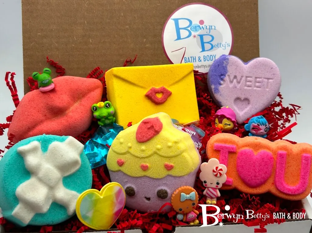 VALENTINE Kids Bath Bombs Collection - 6 ct