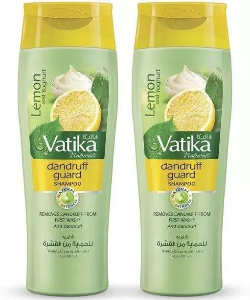 Vatika Lemon And Yoghurt Dandruff Guard Shampoo 2 x 400ml