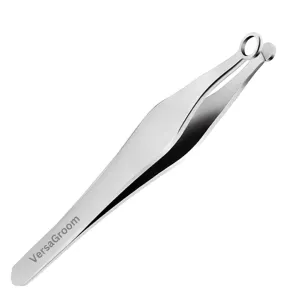 VersaGroom Tweezers | Universal Nose & Ear Hair Trimmers | Stainless Steel Nasal Clippers