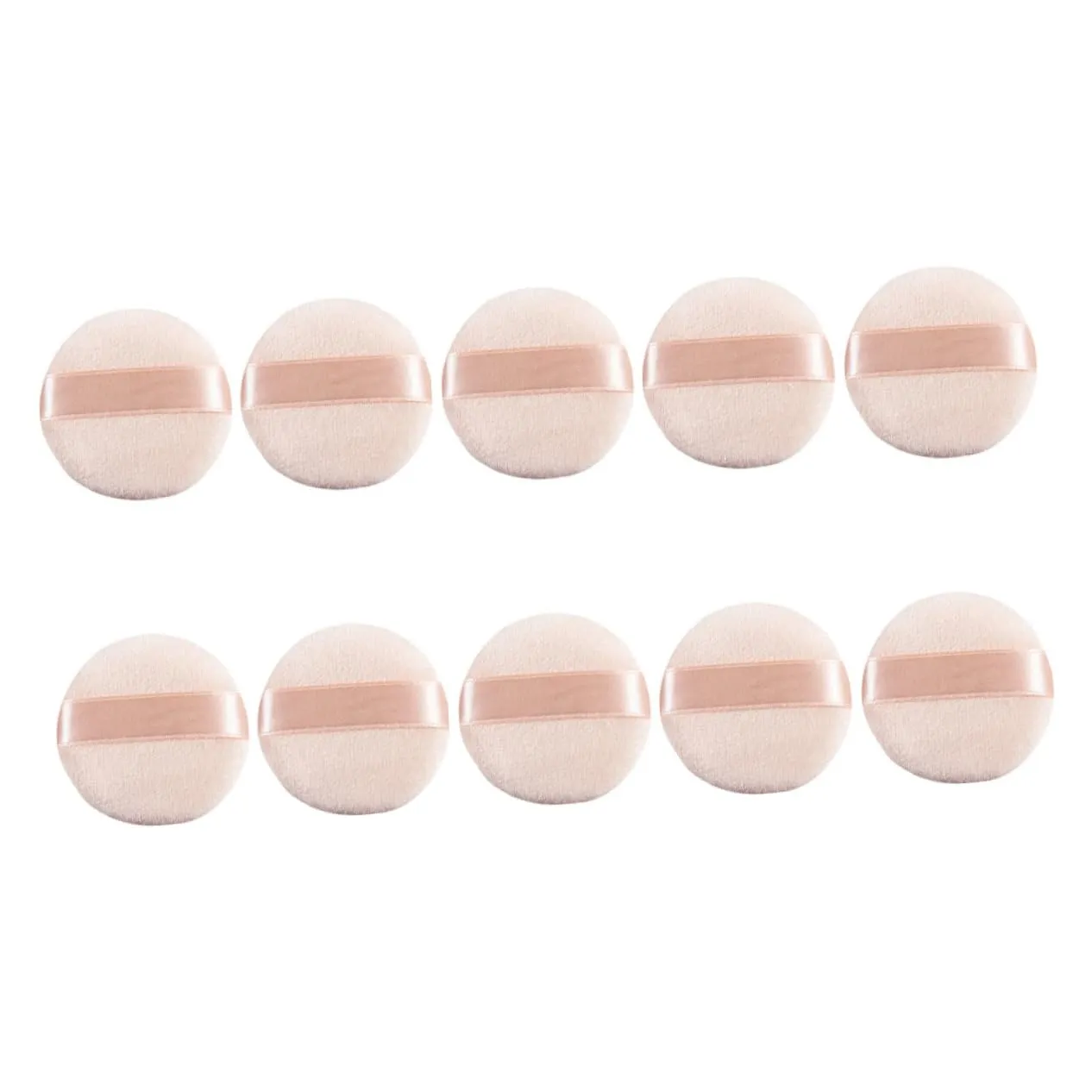 VICASKY 10Pcs Makeup Fluffy Loose Powder Applicators for Face Makeup for Daily Use Birthdays Valentine Day and Mother Day Skin Friendly Cosmetic Tools
