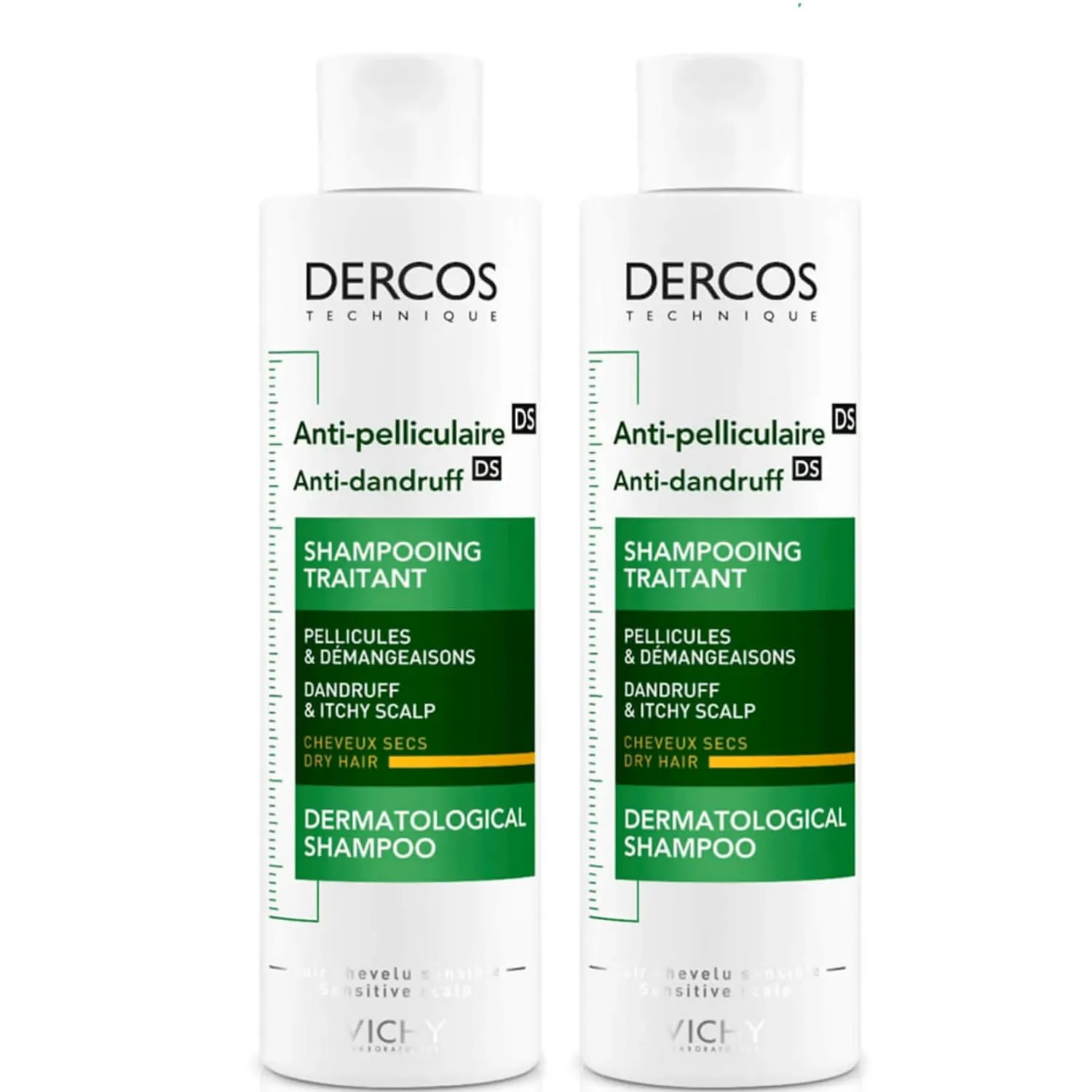 Vichy Dercos Antidandruff Shampoo Dry Hair Duo 200ML