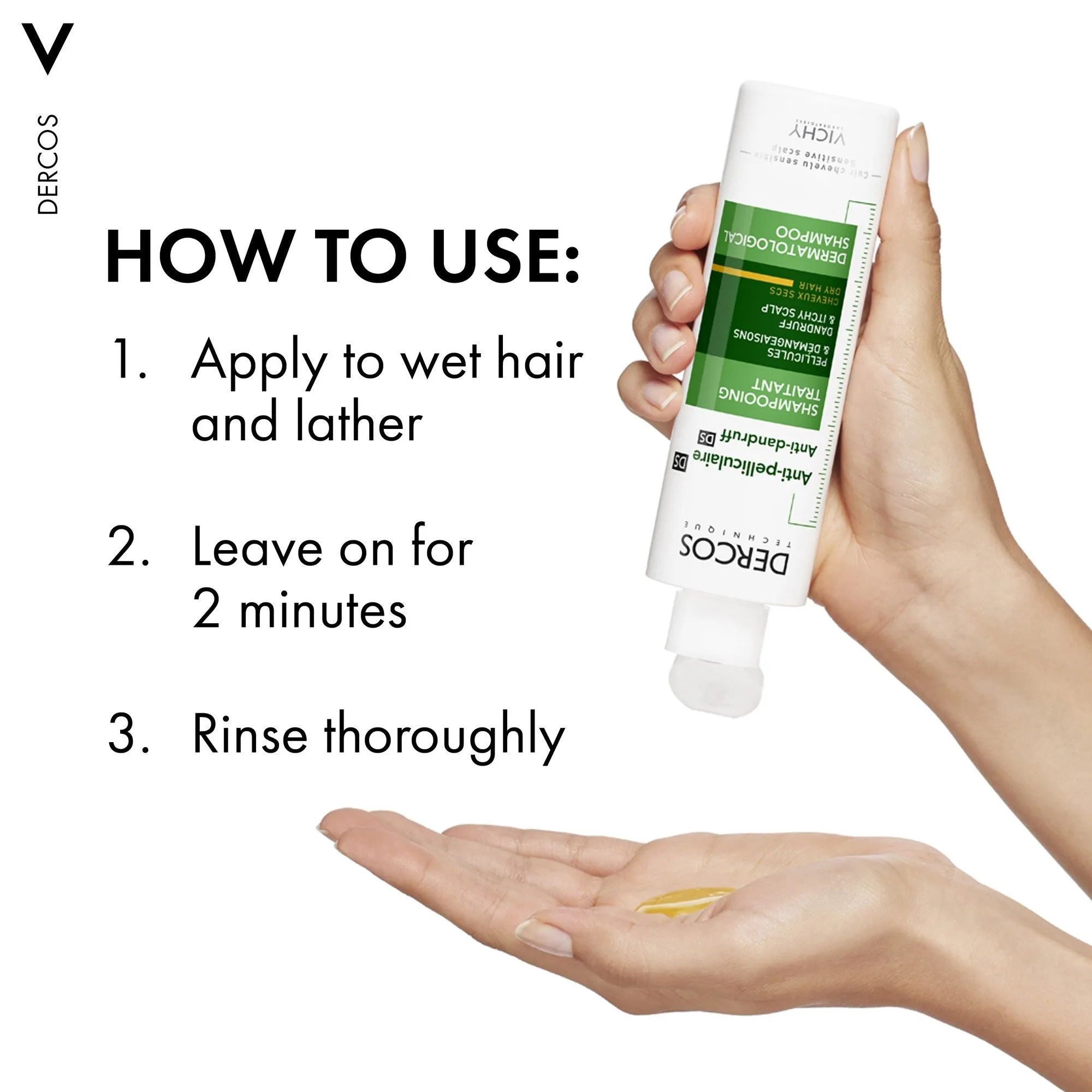 Vichy Dercos Antidandruff Shampoo Dry Hair Duo 200ML