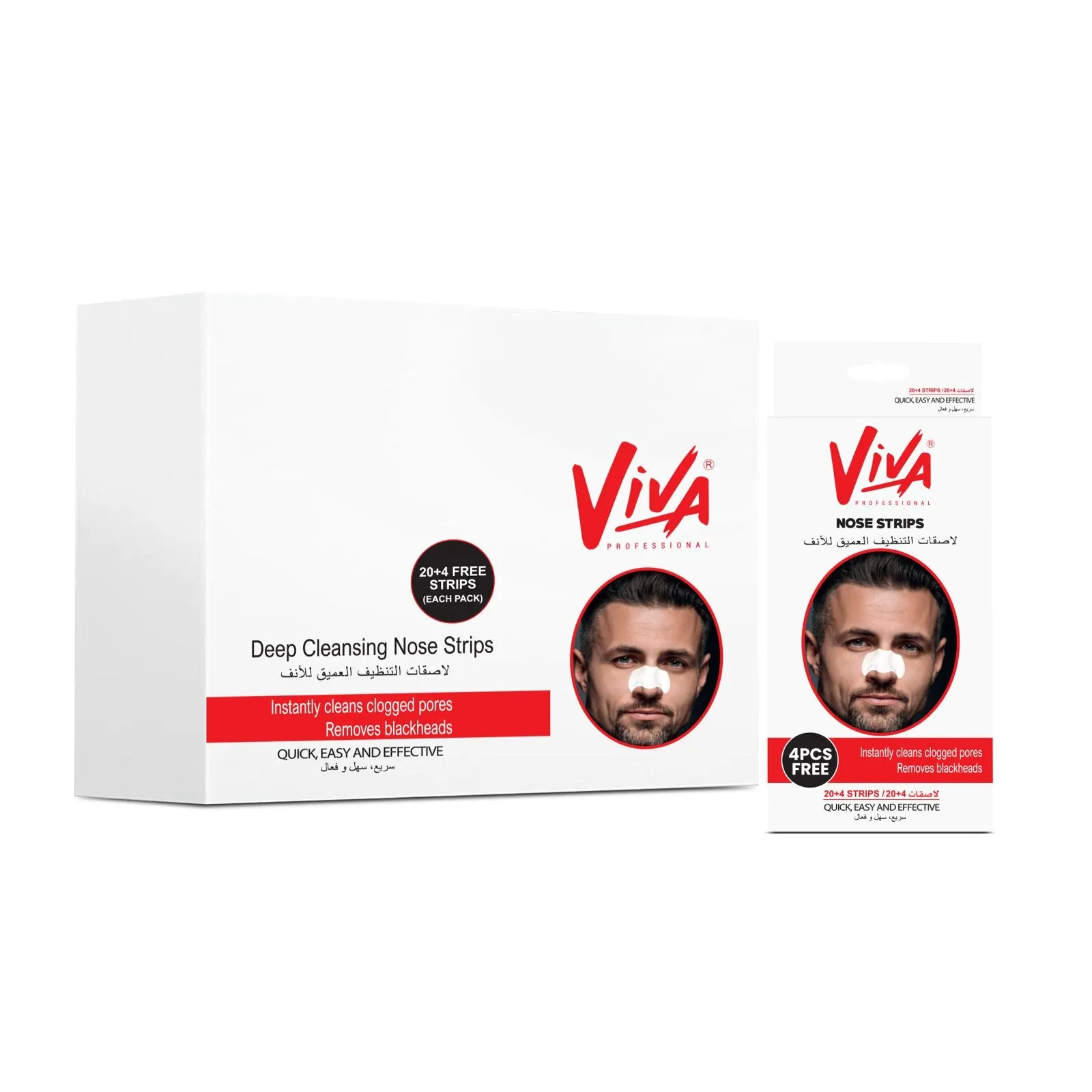 Viva Professional Nose Strips Pack (20   4 Free strips)