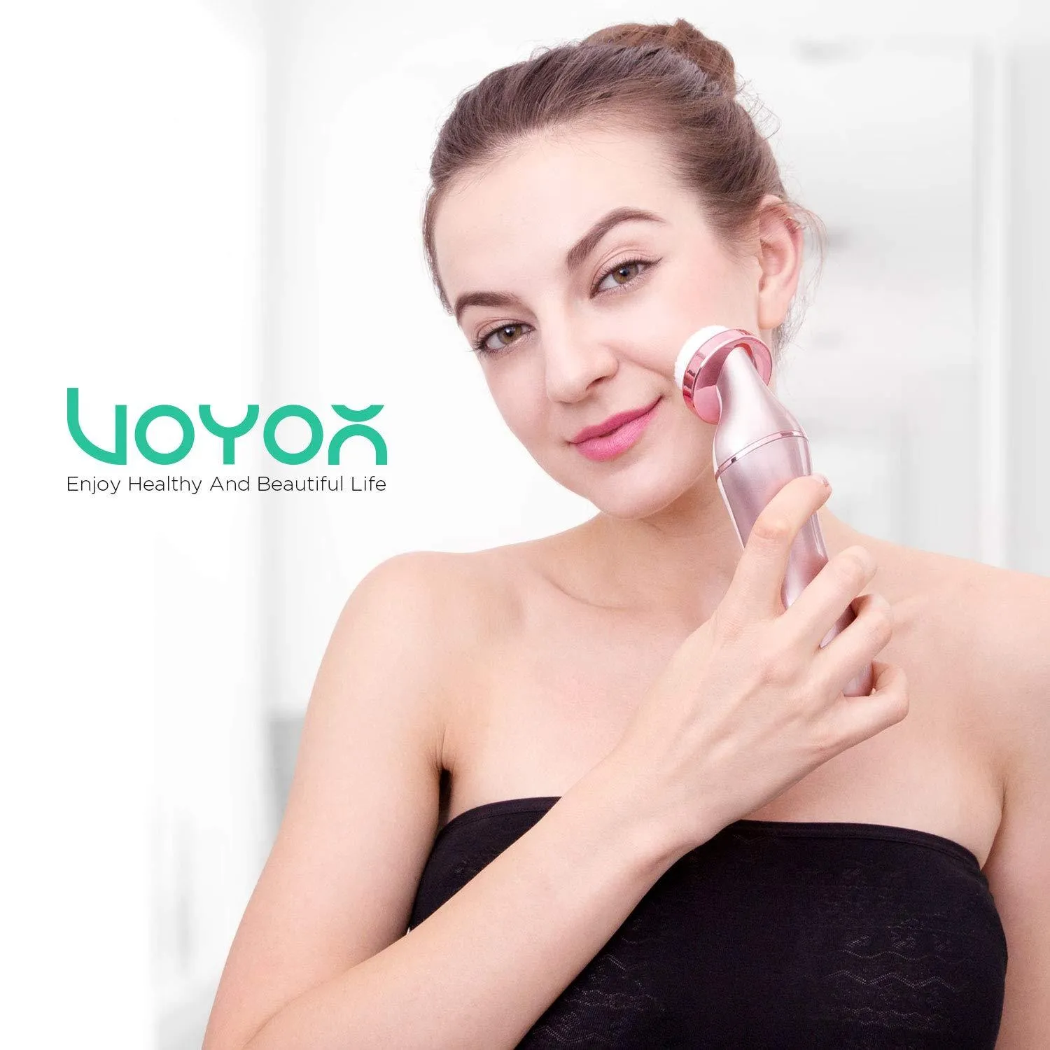 VOYOR Electric Razor for Women - Rechargeable Shaver Wet & Dry Painless Bikini Trimmer