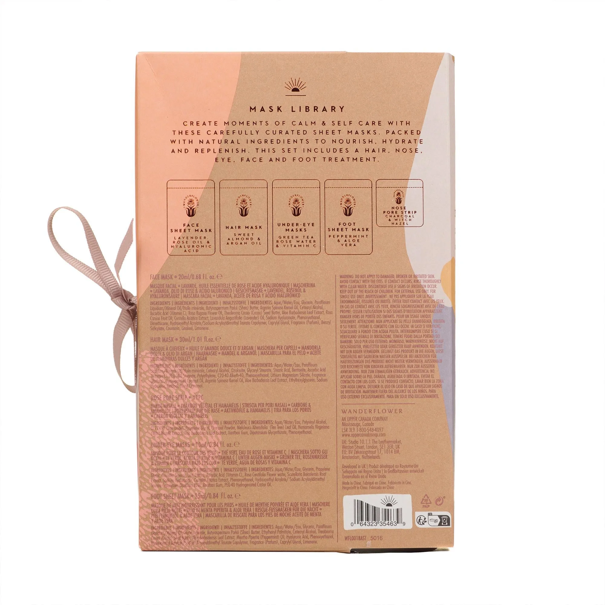 Wanderflower Hydrate & Replenish Sheet Mask Set