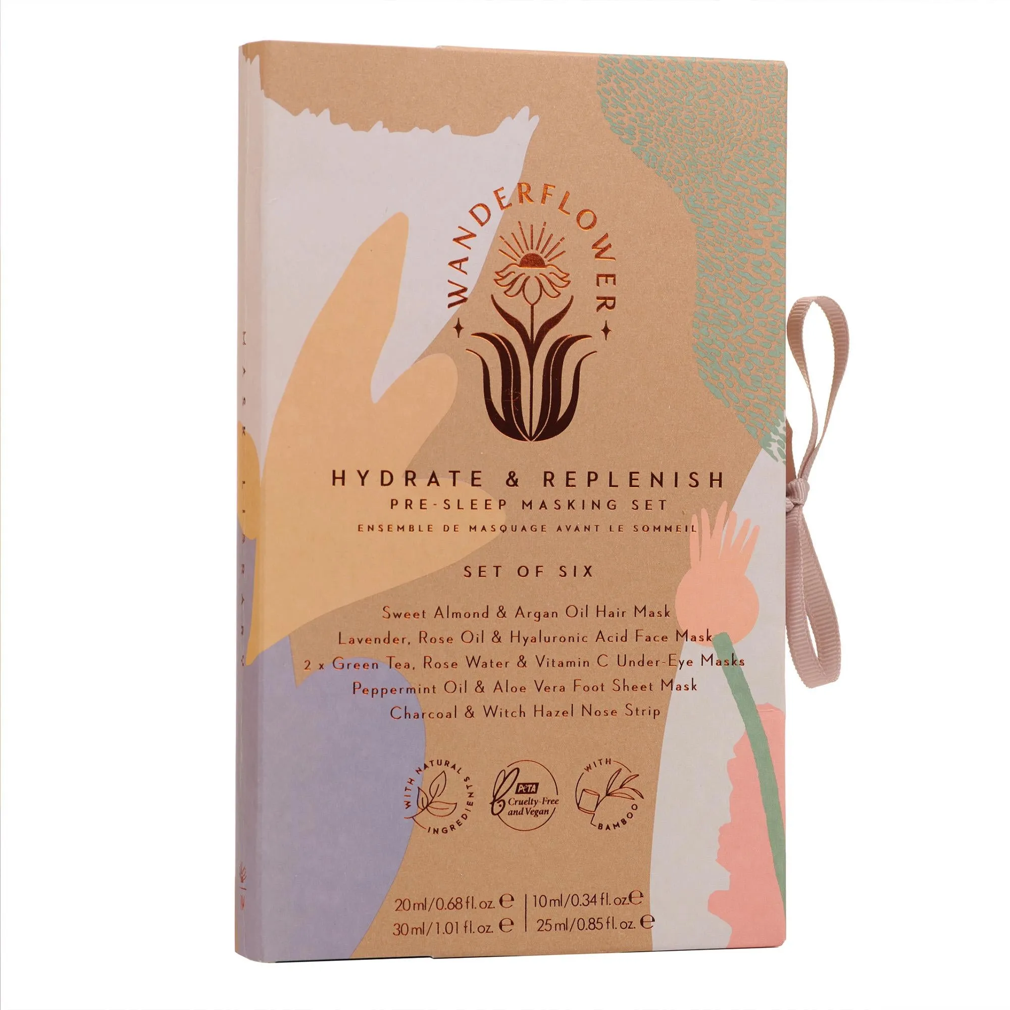 Wanderflower Hydrate & Replenish Sheet Mask Set
