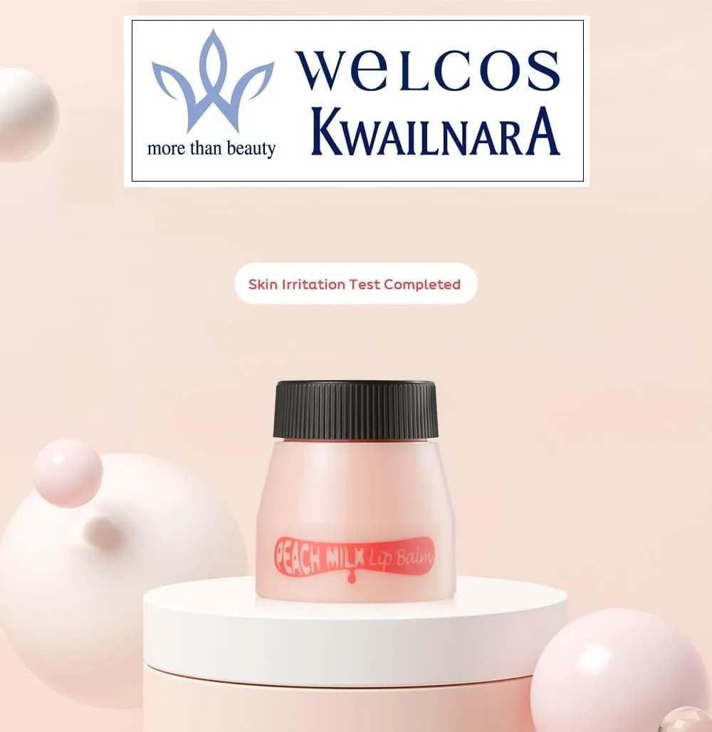 WELCOS Kwailnara Lip Balm 10ml - Peach Milk