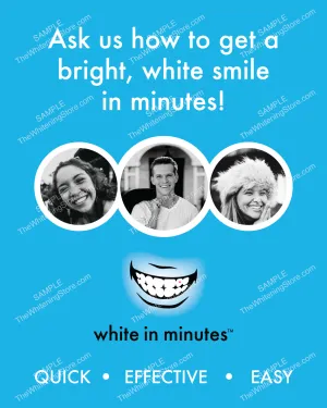 White in Minutes™ Promotional Poster