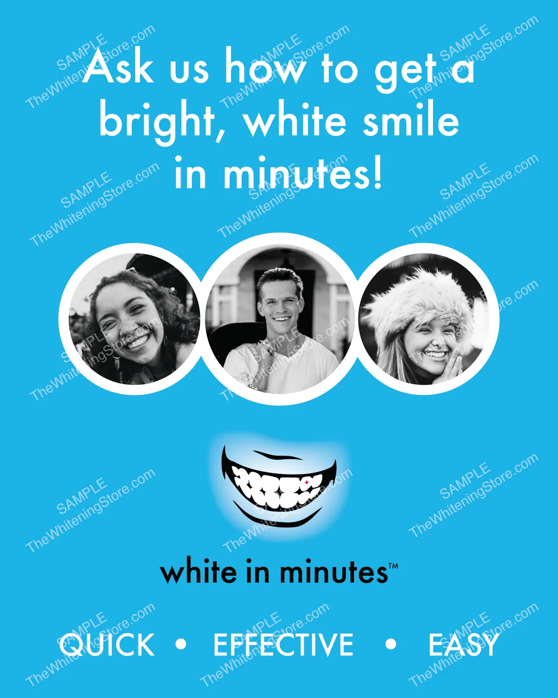 White in Minutes™ Promotional Poster