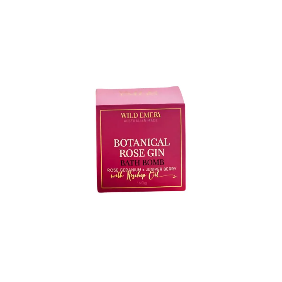 Wild Emery Botanical Rose Gin Bath Bomb 160g