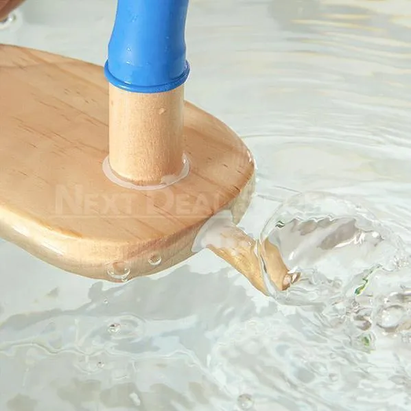 Wooden Boat Balloon Bath Toy