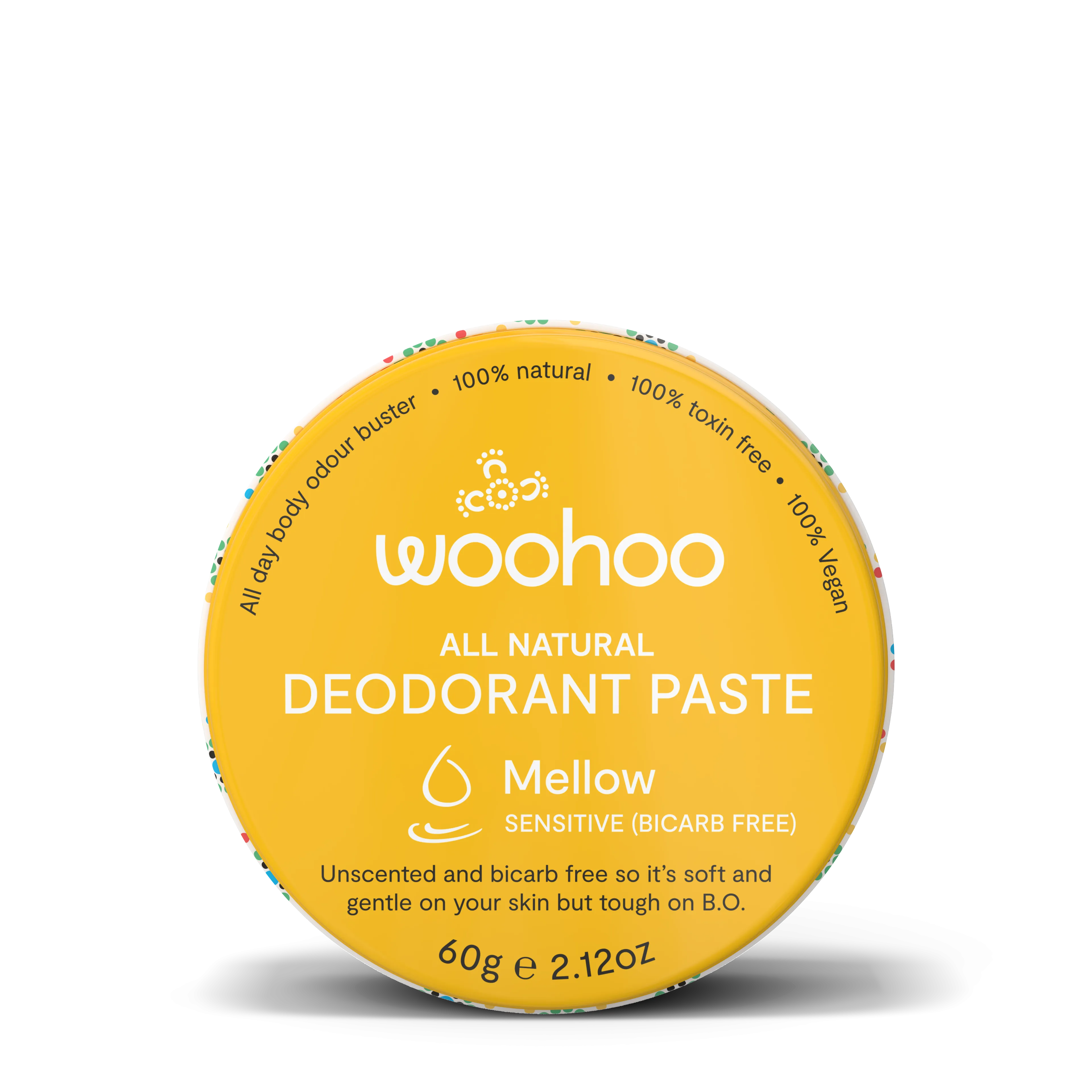 Woohoo All Natural Deodorant Paste (Mellow) 60g