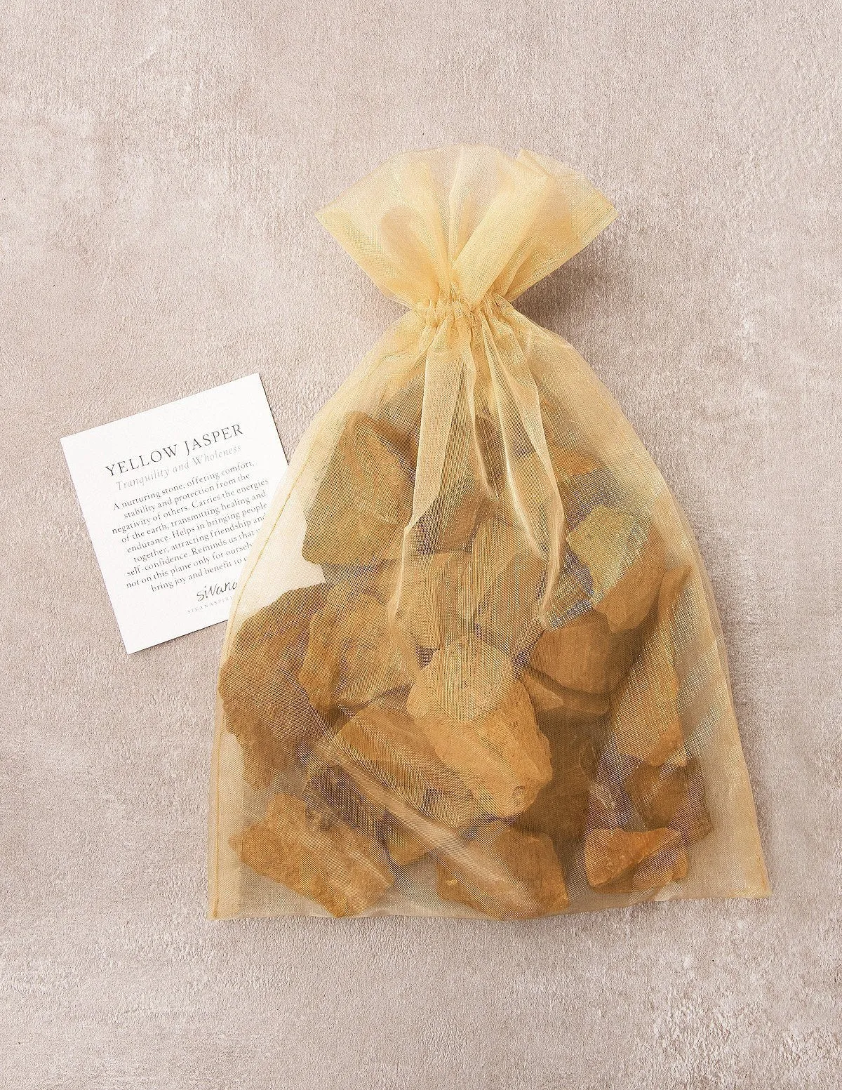 Yellow Jasper Crystal Healing Bath Stones