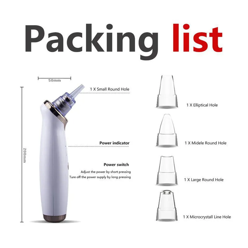 YOHAPPY Electric Blackhead Remover Pore Vacuum Suction Face