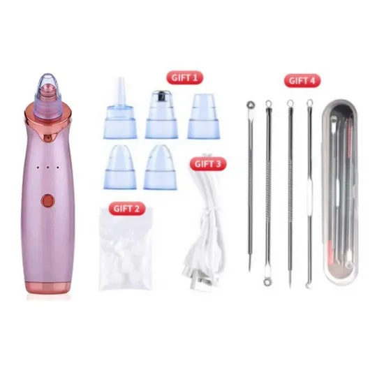 YOUTime Beauty All-in-One Blackhead Remover and Pore Cleanser Tool Kit with Facial Vacuum
