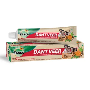 Zandu Dantveer Ayurvedic Toothpaste for Total Dental Care (Scientifically Proven)-500g