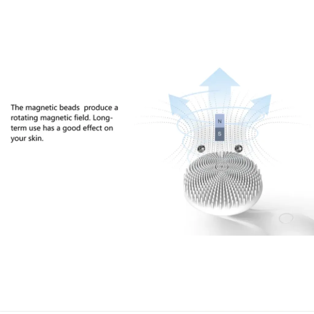 ZAQ Tara Sonic Vibrating Magnetic Beads Facial Cleansing Brush